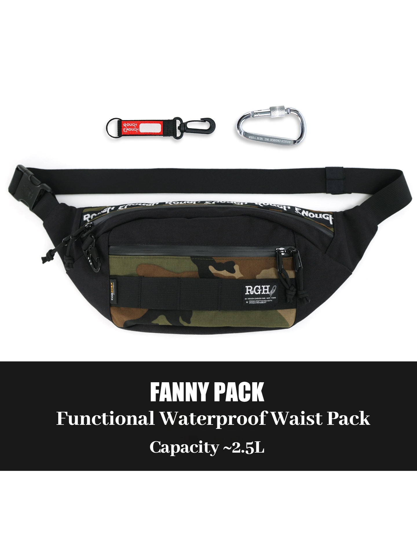 Fishing Bag Waterproof - Torba taktyczna RGH Camo, funkcjonalna torba