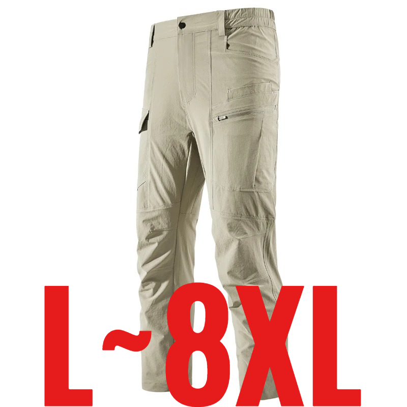 Fishing Pants Waterproof - Męskie spodnie casualowe Plus Size 8XL