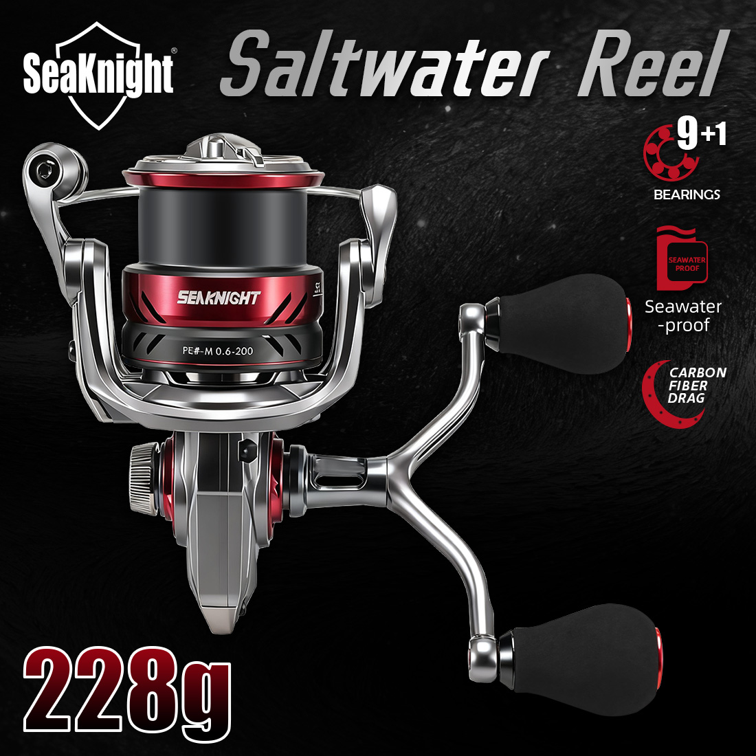 Kastking Reel Zephyr - Kołowrotek spinningowy SeaKnight Brand SLARDAR BB