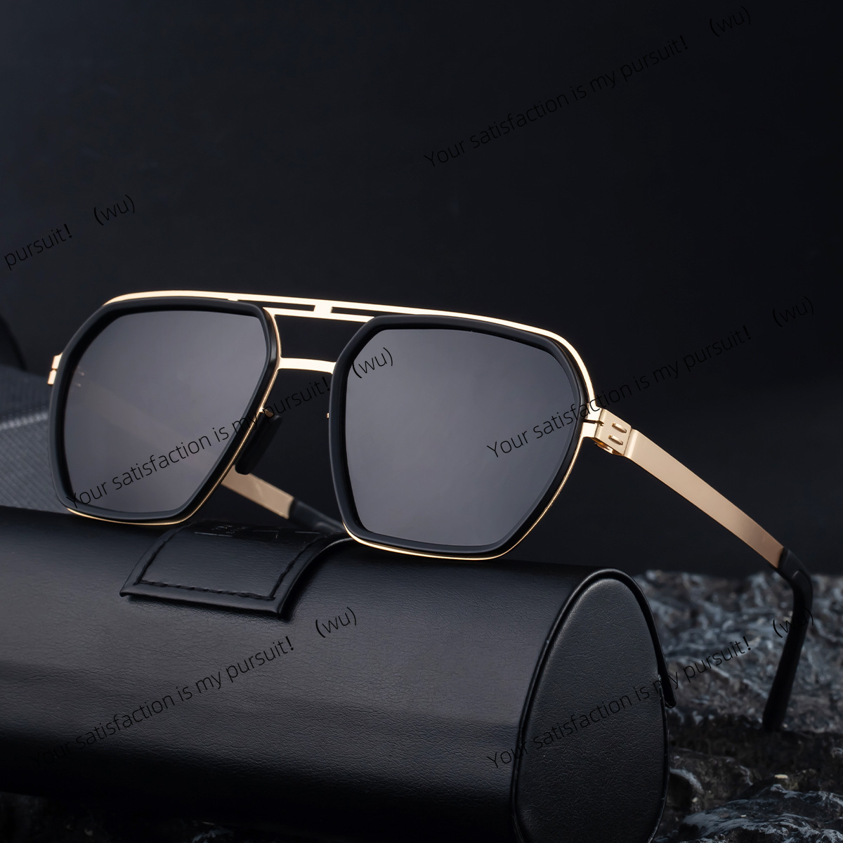 Fishing Sunglasses Polarized - Okulary przeciwsłoneczne męskie ze stali nierdzewnej