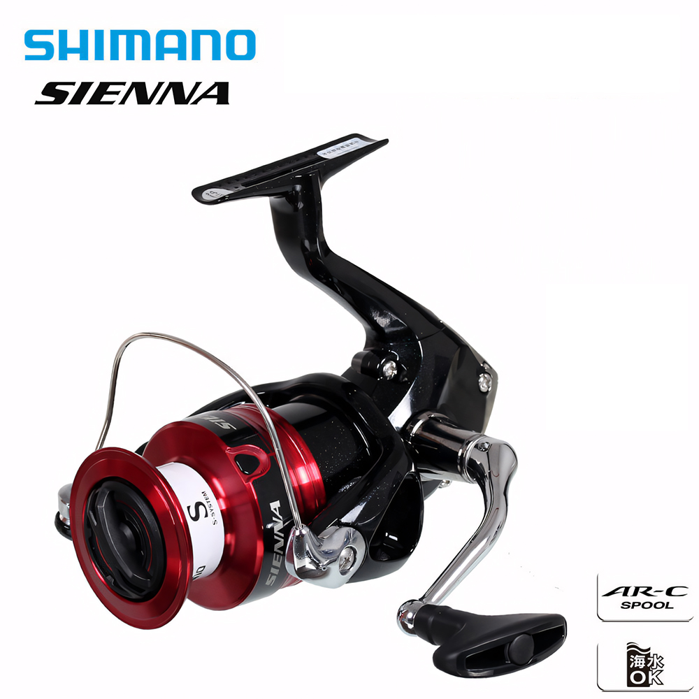 Shimano Reel Sienna - SHIMANO SIENNA Kołowrotek spinningowy, maksymalna siła
