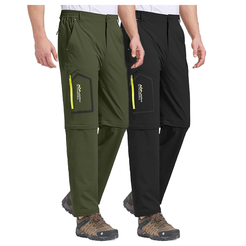 Fishing Pants Waterproof - Spodnie wędkarskie męskie trekkingowe wodoodporne rozkładane