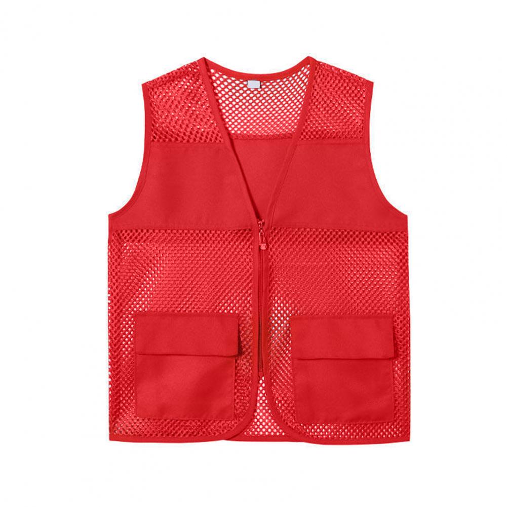 Fishing Vest - Kamizelka wędkarska z wycięciami, zapinana na