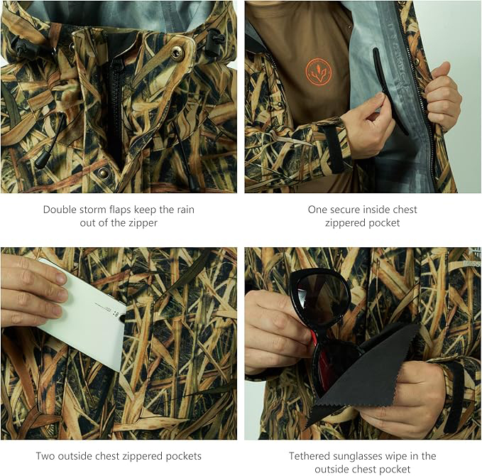 Męskie kurtki wędkarskie i myś – Fishing Jacket Waterproof recenzja i cena