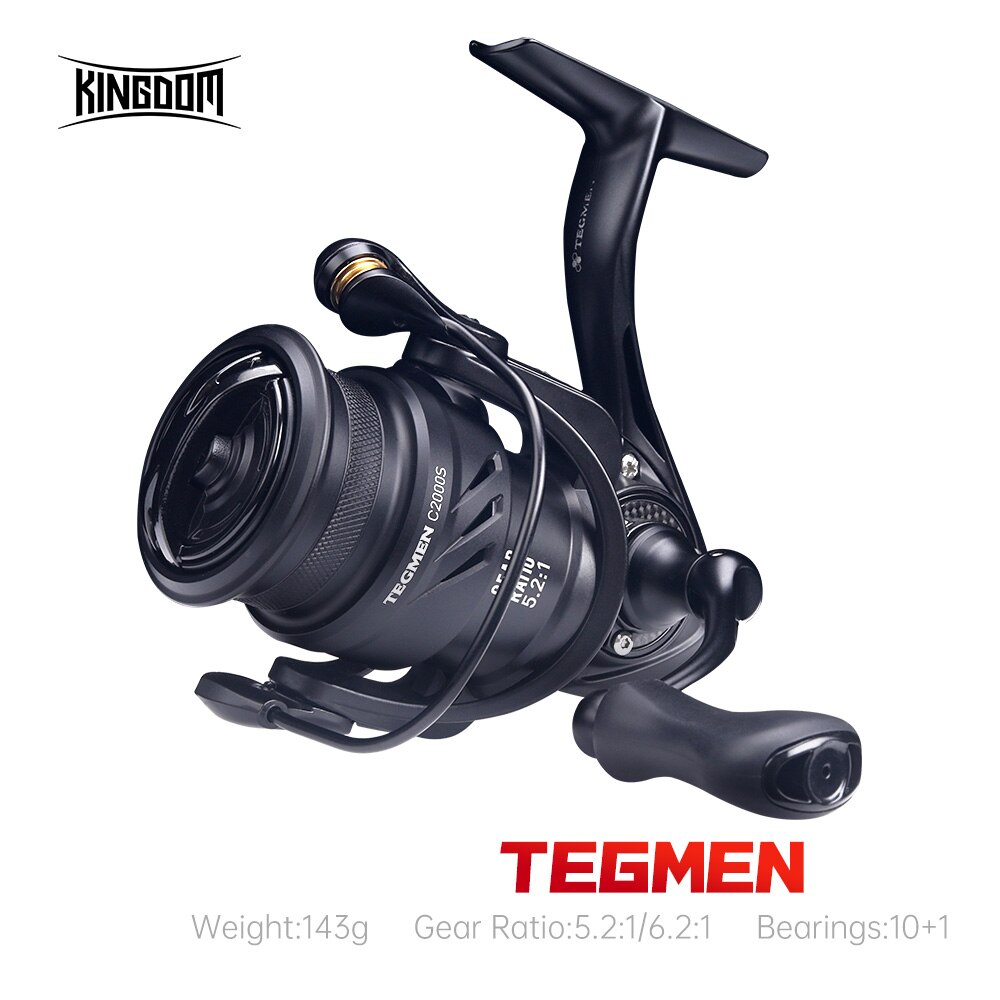 Kingdom Tegmen 5.2:1 6.2:1 143 – Kastking Reel Zephyr recenzja i cena
