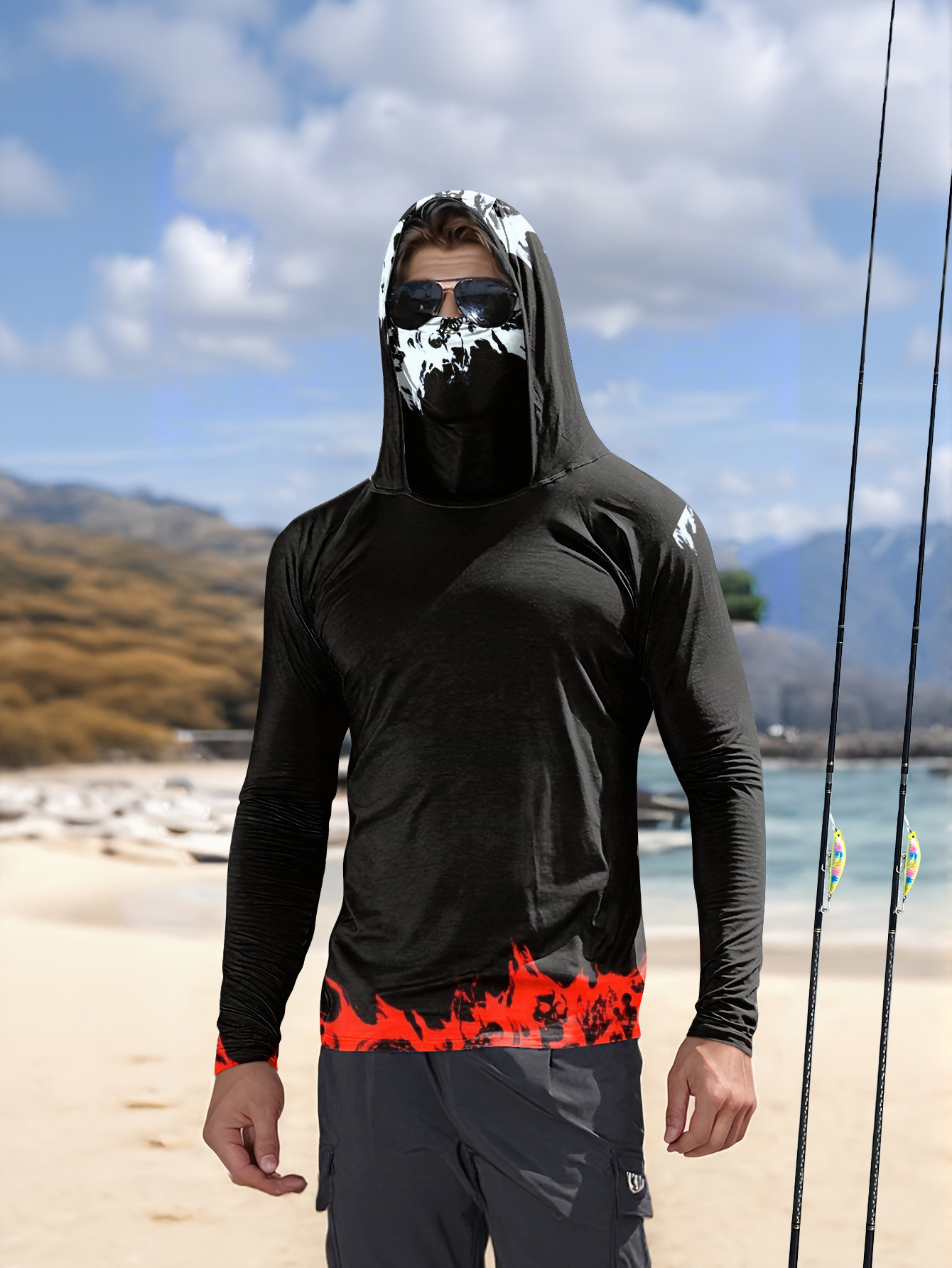 Męska koszulka wędkarska z kap – Fishing Shirt Uv Protection recenzja i cena