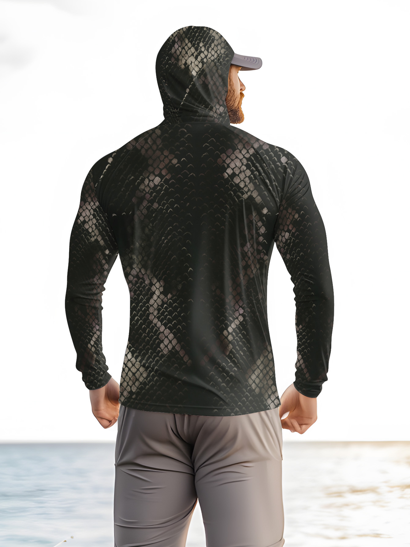 Męska koszulka wędkarska z kap – Fishing Hoodie recenzja i cena