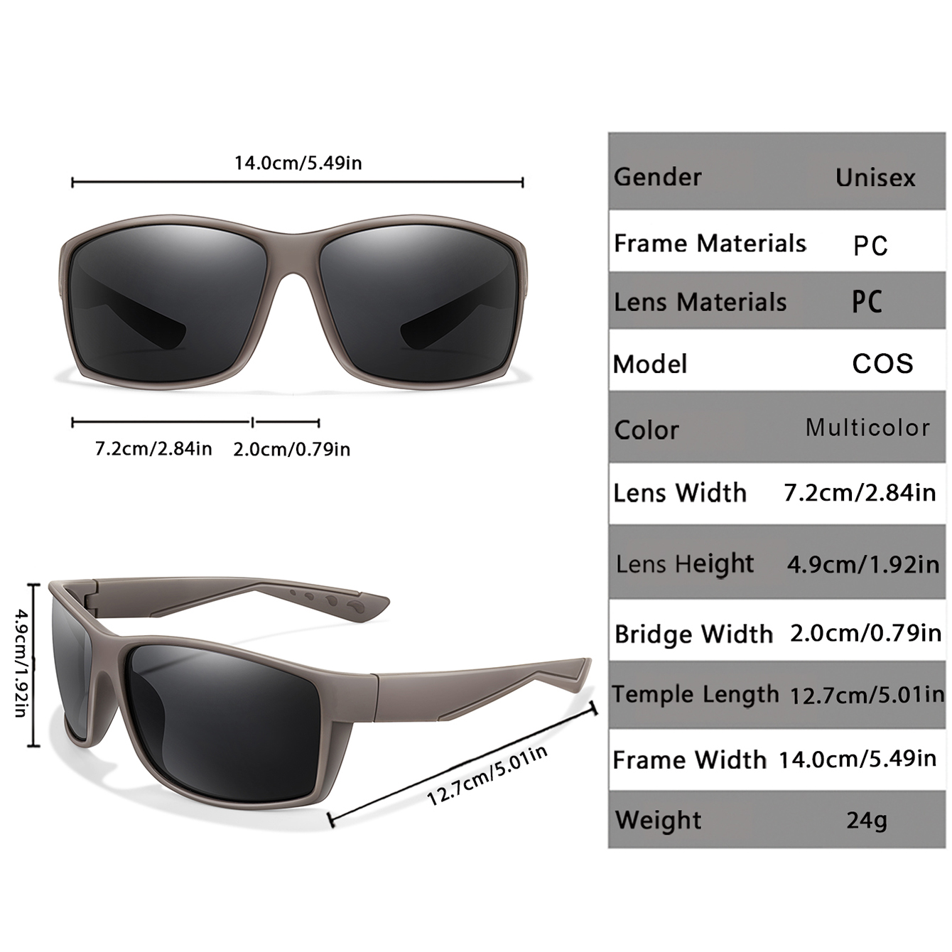 2 sztuki okularów przeciwsłone – Fishing Sunglasses Polarized recenzja i cena