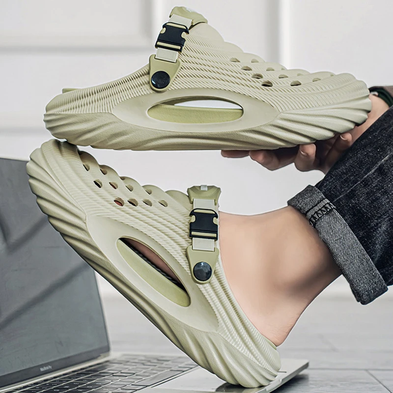 Męskie letnie klapki EVA na ze – Fishing Belt recenzja i cena