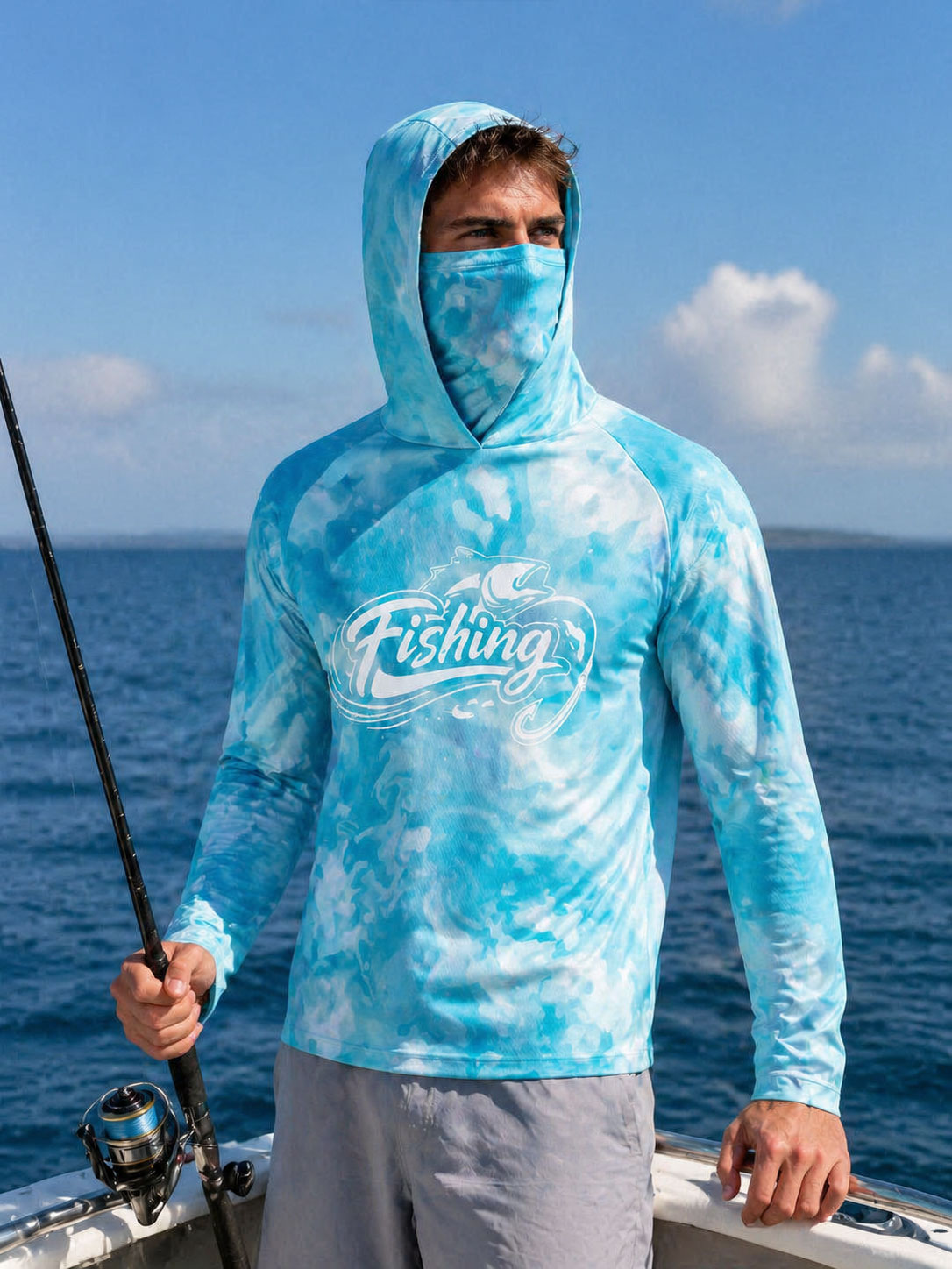 Koszulka wędkarska z kapturem  – Fishing Hoodie recenzja i cena
