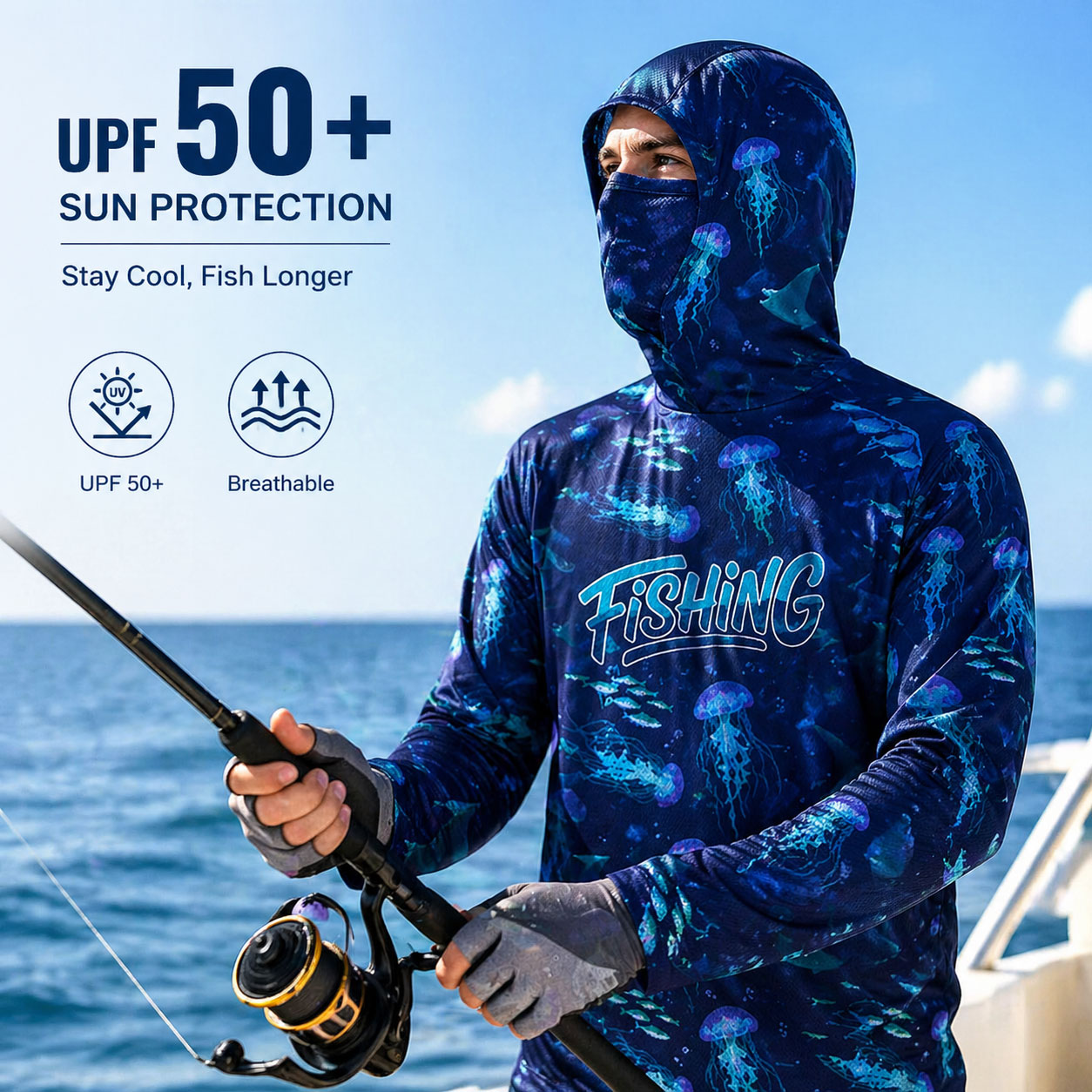 Koszulki wędkarskie z kapturem – Fishing Hoodie recenzja i cena