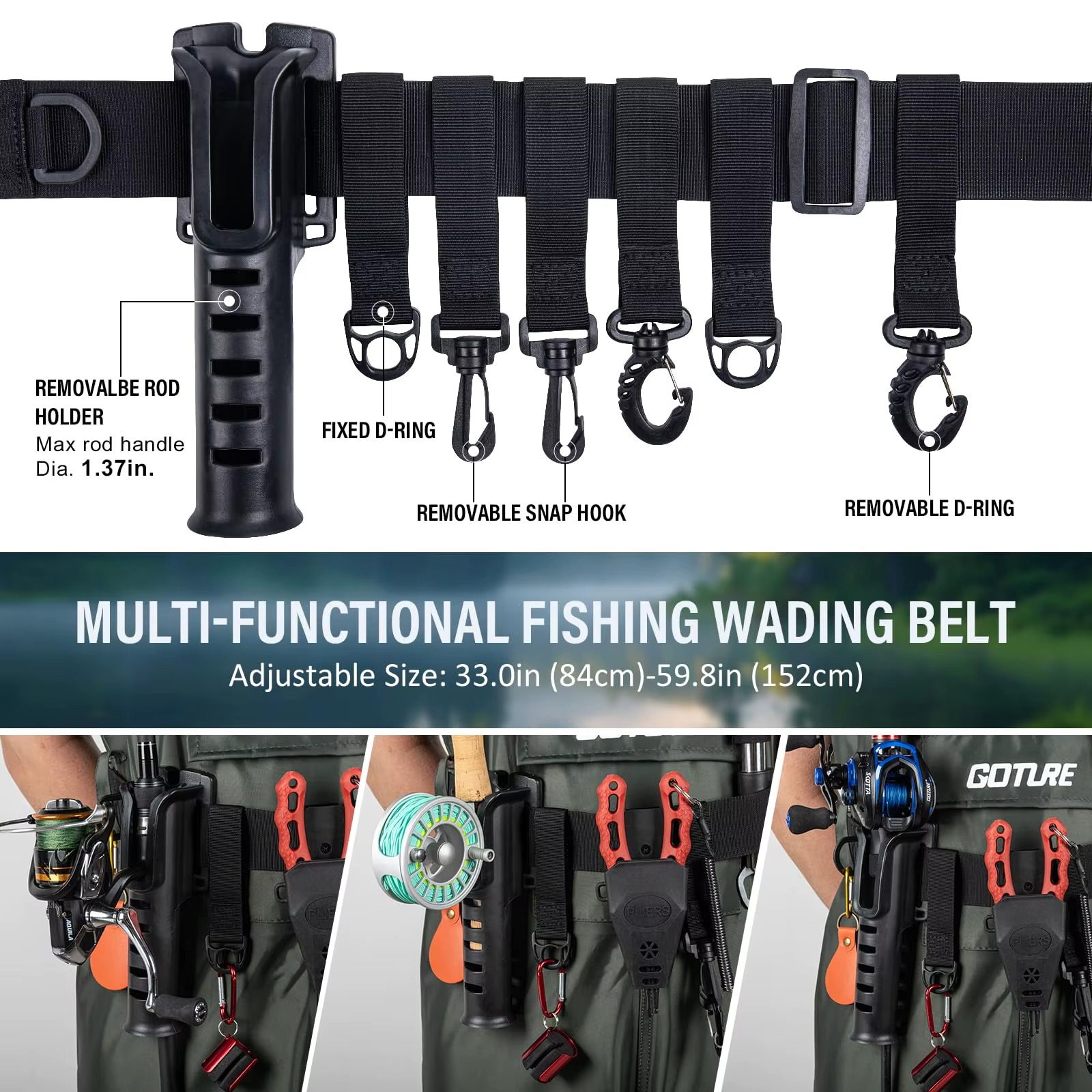 Goture Lekkie wodery z butami, – Fishing Waders recenzja i cena